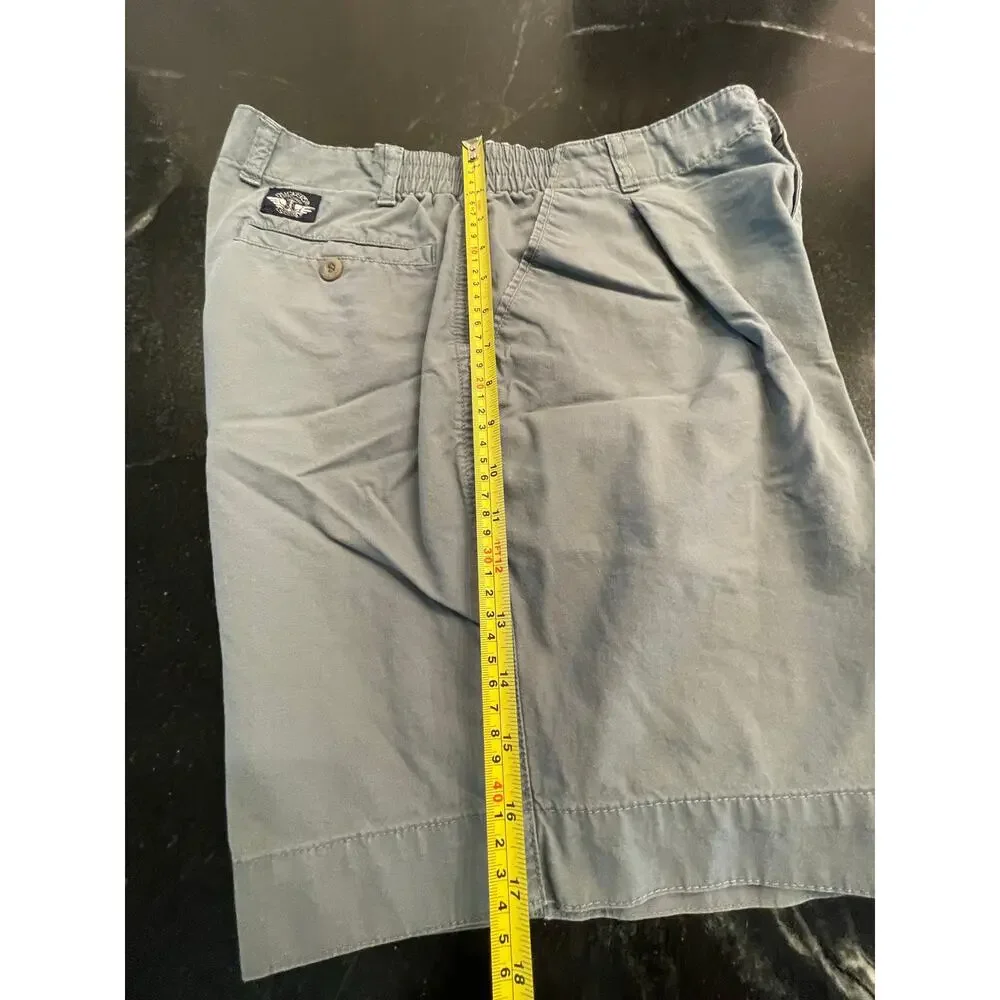 Dockers blue gray twill shorts 34   100% cotton